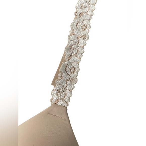 Natori BUNDLE Pure Luxe Underwire T-Shirt Bra Tan and Burgundy EUC Size 32D - Picture 10 of 16